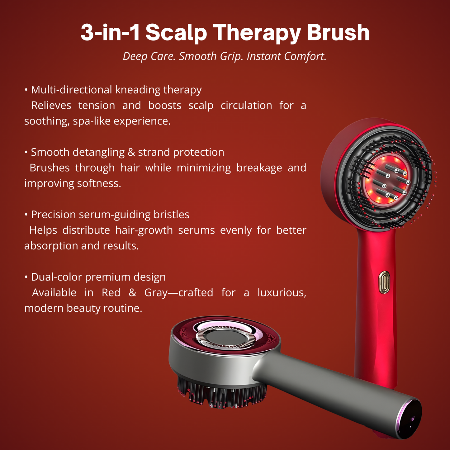3-in-1 Scalp Therapy Brush