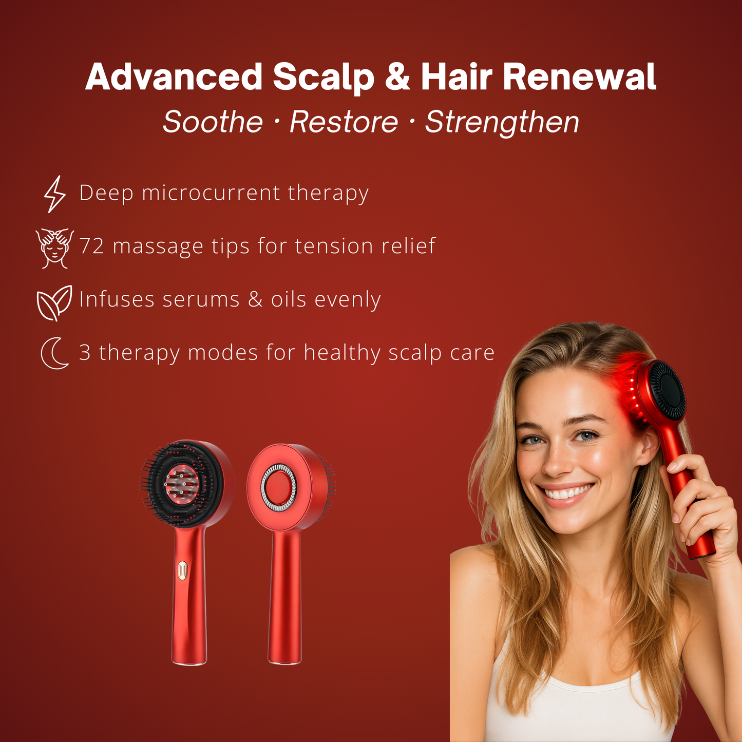 3-in-1 Scalp Therapy Brush
