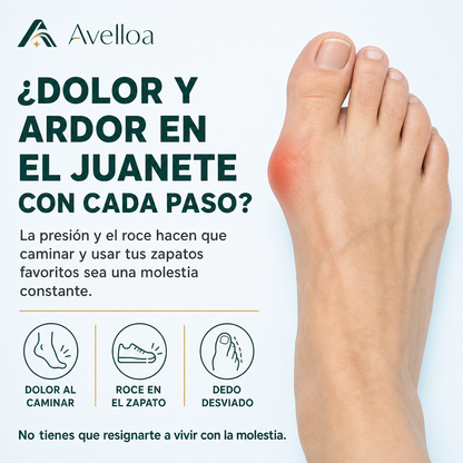 Corrector de Juanetes Ortopédico con Perilla – Endereza el Dedo y Alivia el Dolor Sin Cirugía | Ajustable Día y Noche